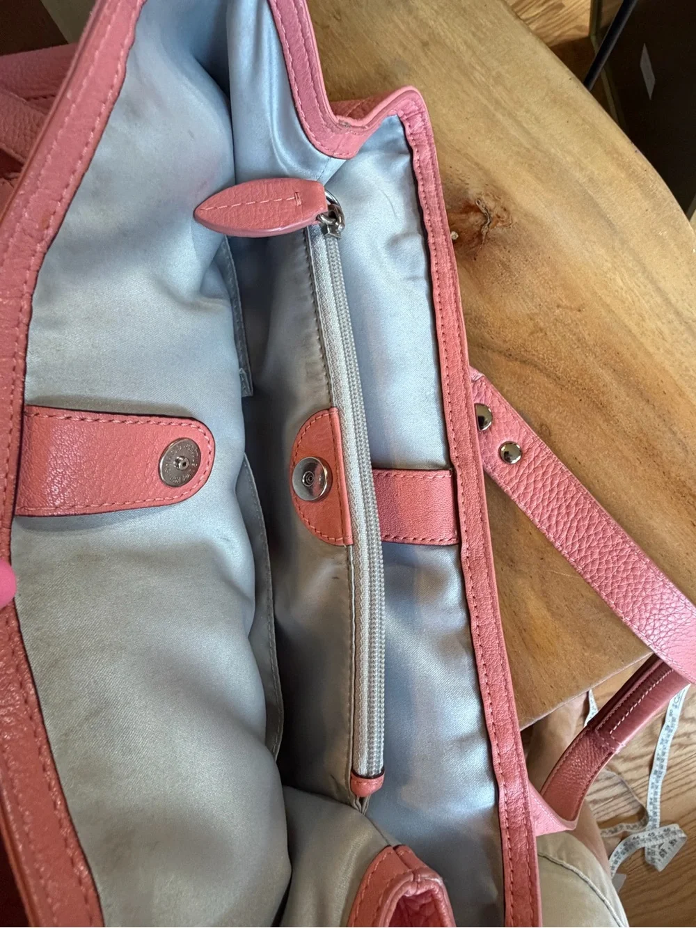 Coach Classic 2012 Coral Pebbled Leather Penelope Tote GUC